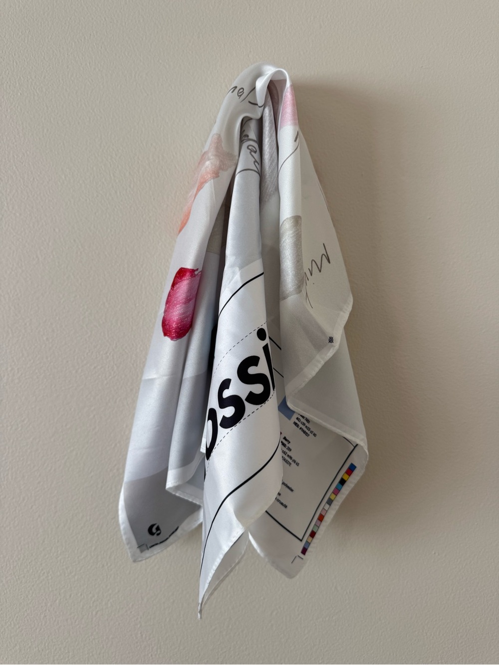 Glossier satin bandana scarf